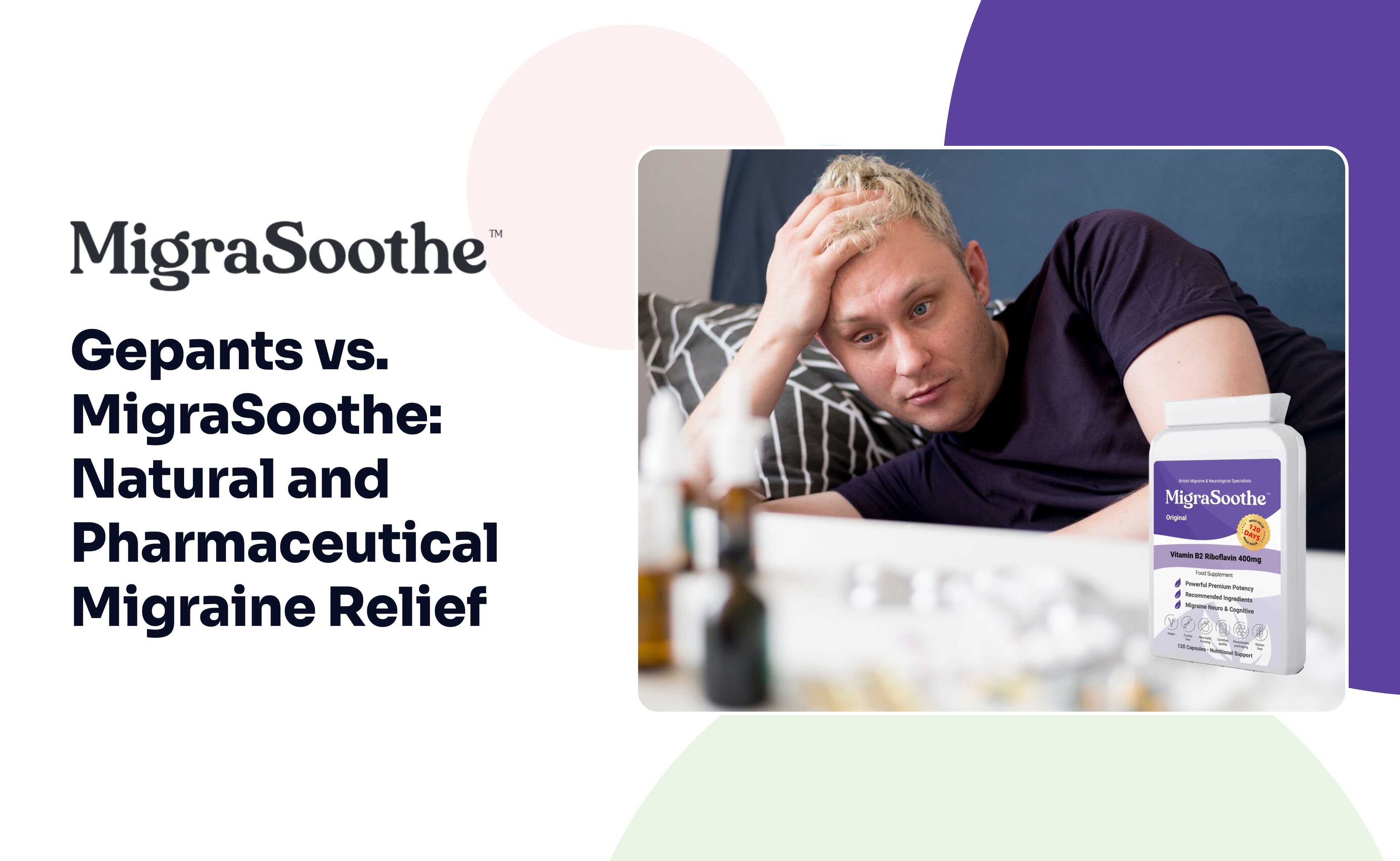 Gepants vs. MigraSoothe: Natural and Pharmaceutical Migraine Relief