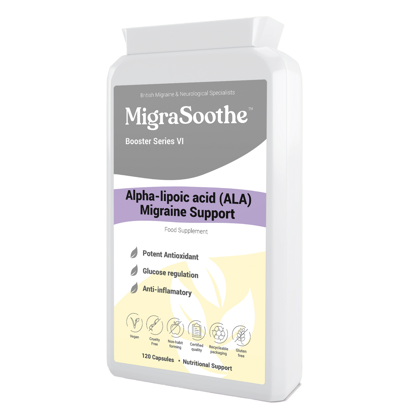 MigraSoothe Alpha Lipoic Acid Booster Series VI