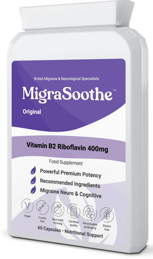 Migraine Relief Stack - Riboflavin Magnesium & CoQ10 Stack