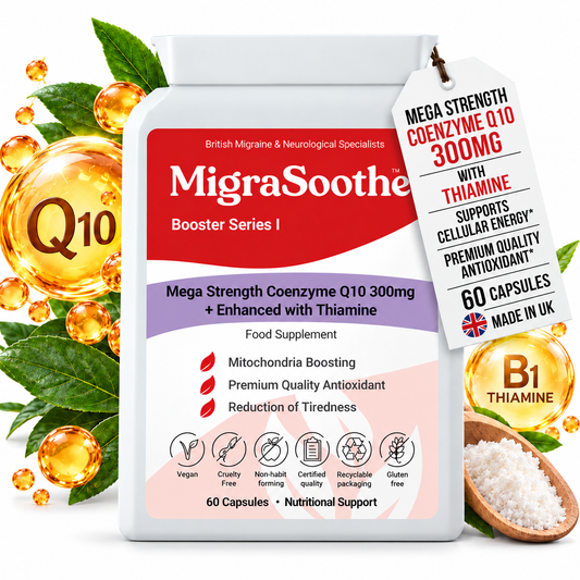 Coenzyme Q10 CoQ10 MigraSoothe Booster