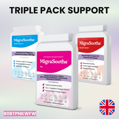 MigraSoothe Pro Version  (Migraine & Low Mood) B2 Riboflavin 400 Mg