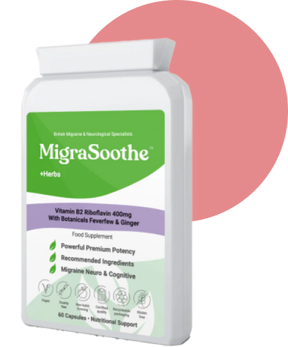 MigraSoothe Herbs & Vitamin B2 Riboflavin