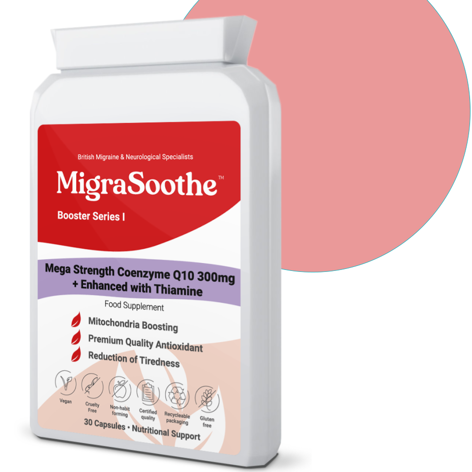 Coenzyme Q10 CoQ10 MigraSoothe Booster