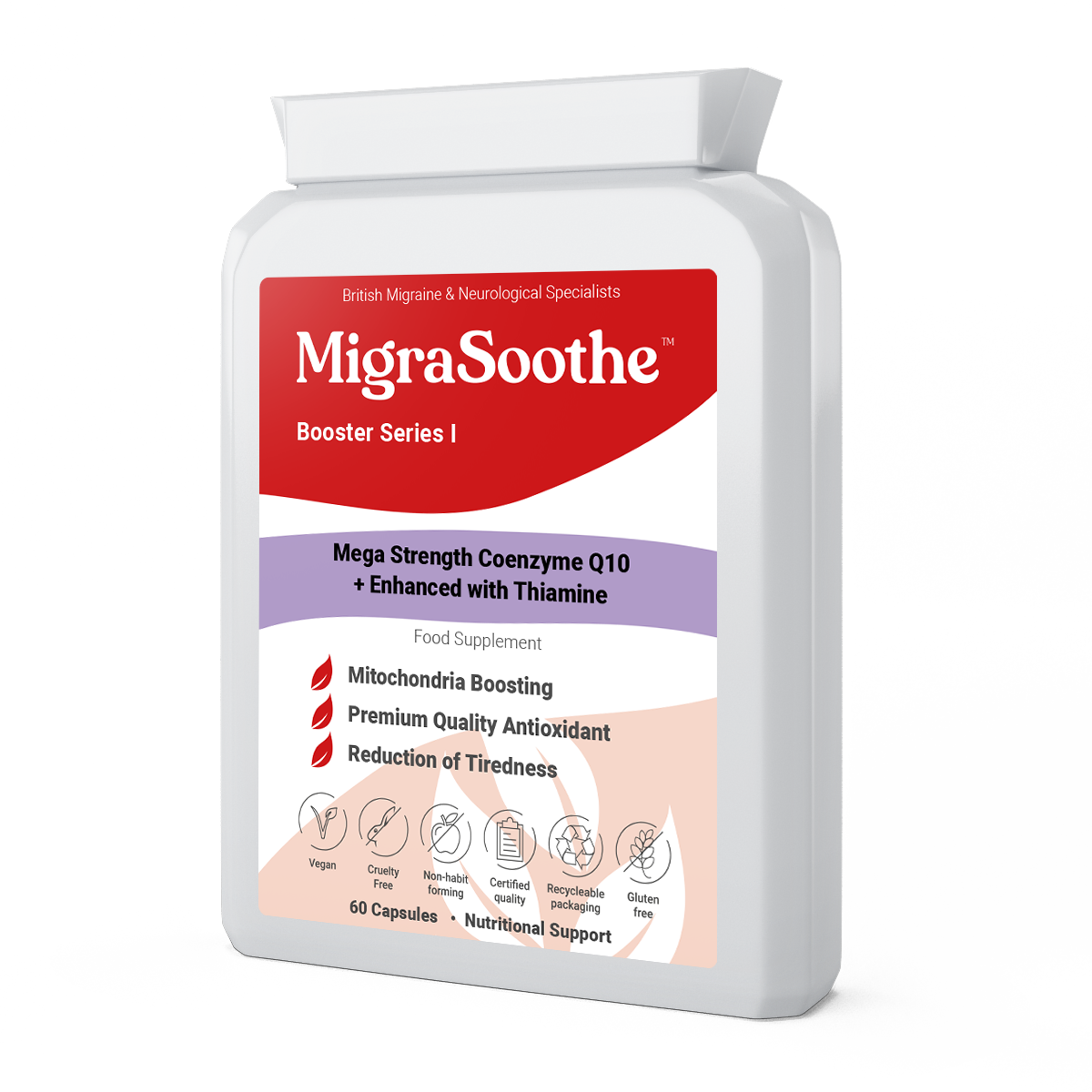 MigraSoothe Pro Bundle - Triple Pack Riboflavin  Magnesium CoQ10 Tryptophan Feverfew Ginger etc