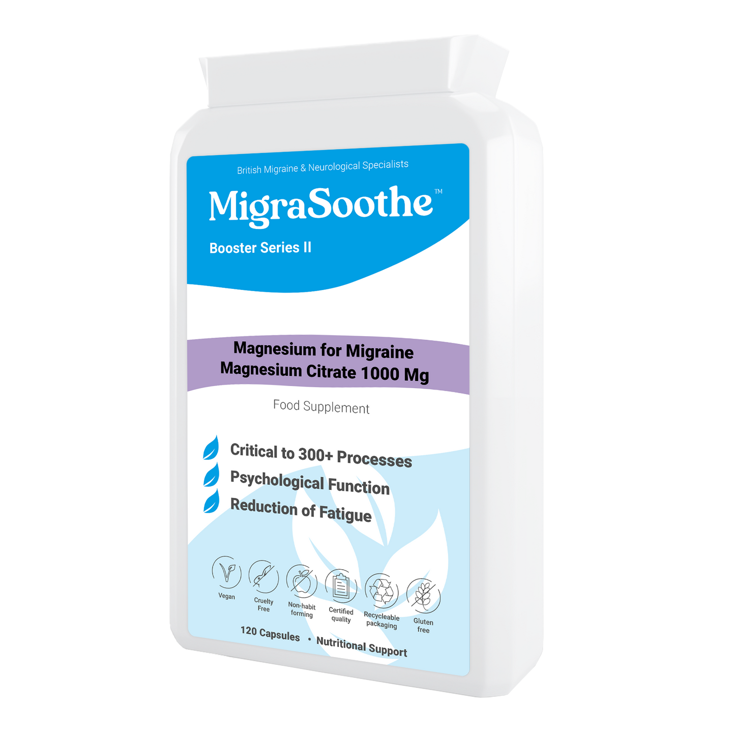 MigraSoothe Pro Bundle - Triple Pack Riboflavin  Magnesium CoQ10 Tryptophan Feverfew Ginger etc