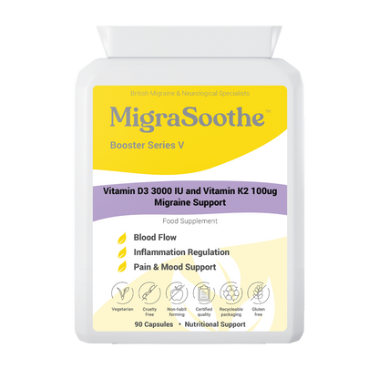 MigraSoothe Booster Vitamin D3 Vitamin K2 MK7 Complex