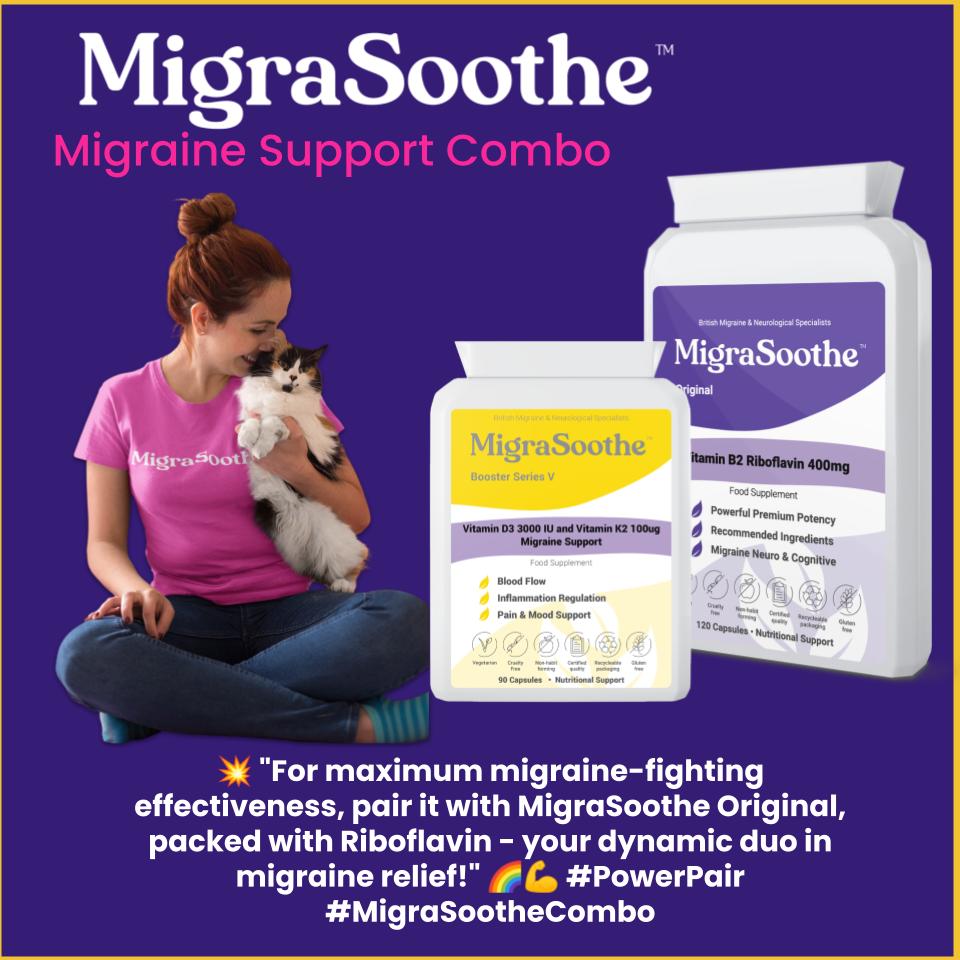 MigraSoothe Booster Vitamin D3 Vitamin K2 MK7 Complex