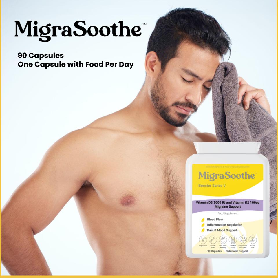 MigraSoothe Booster Vitamin D3 Vitamin K2 MK7 Complex