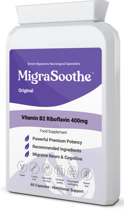 Migraine Relief Stack - Riboflavin Magnesium & CoQ10 Stack