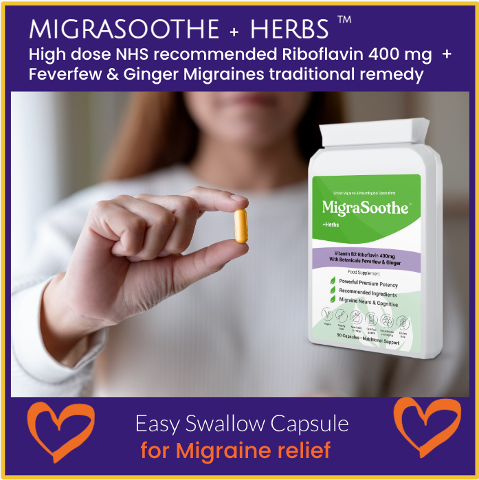 Migrasoothe + Herbs Migraine Relief Feverfew